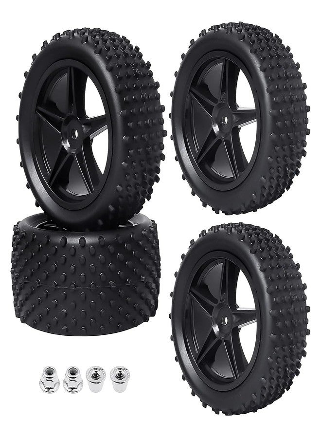 CrazyHobby عجلات وإطارات سيارات التحكم عن بعد (RC Buggy) سداسية 12 مم لسيارات Traxxas Bandit Losi Tenacity DB Pro Kyosho Yokomo 2S 3S بدون فرشات تعمل ببطاريات الليثيوم أيون (غير ملصقة) - Image 1